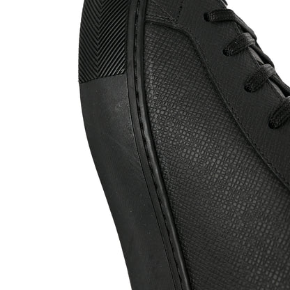 Louis Vuitton Calfskin Mens LV Tattoo Sneaker Boots 7 Black 9 of 9