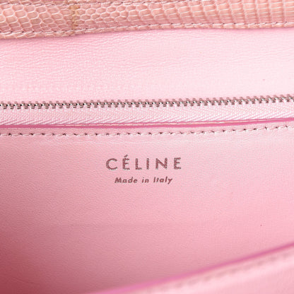 Celine Lizard Medium Classic Box Flap Bag Pink 6 of 6