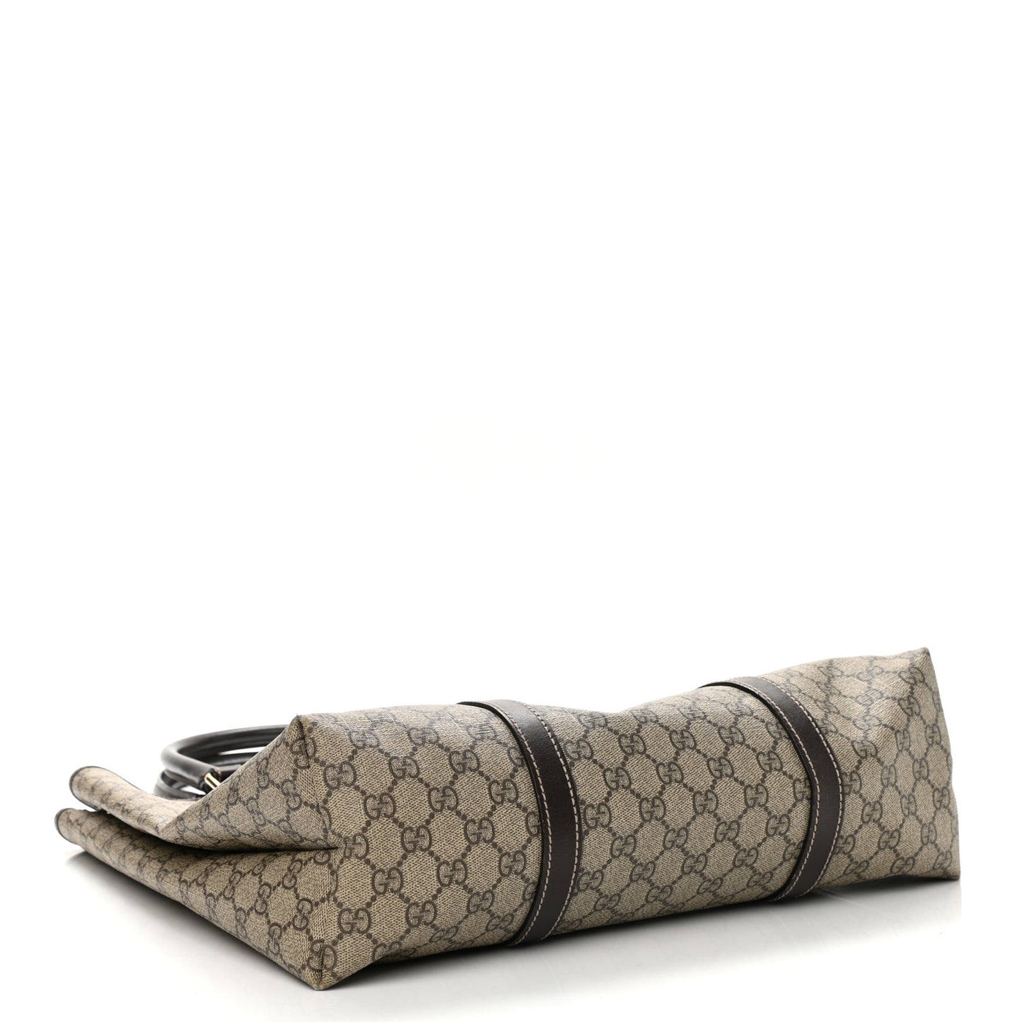GG Plus Monogram Joy Vertical Tote Dark Brown