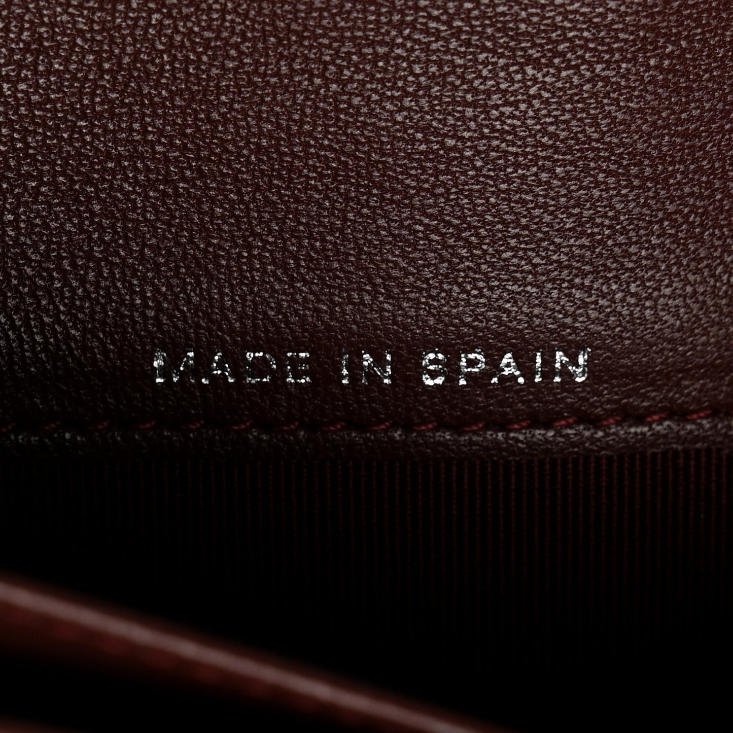 Lambskin Quilted Yen Wallet Black
