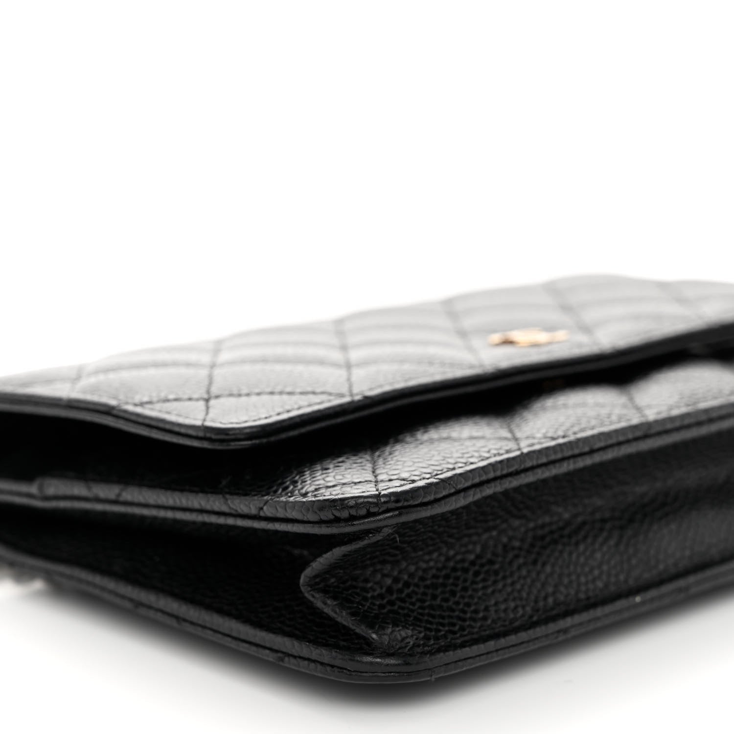 Chanel Caviar Quilted Wallet on Chain WOC Black 10 of 12