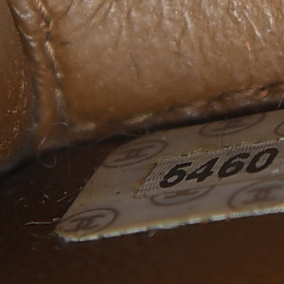 Chanel Suede Stitched Shoulder Bag Brown 7 of 12