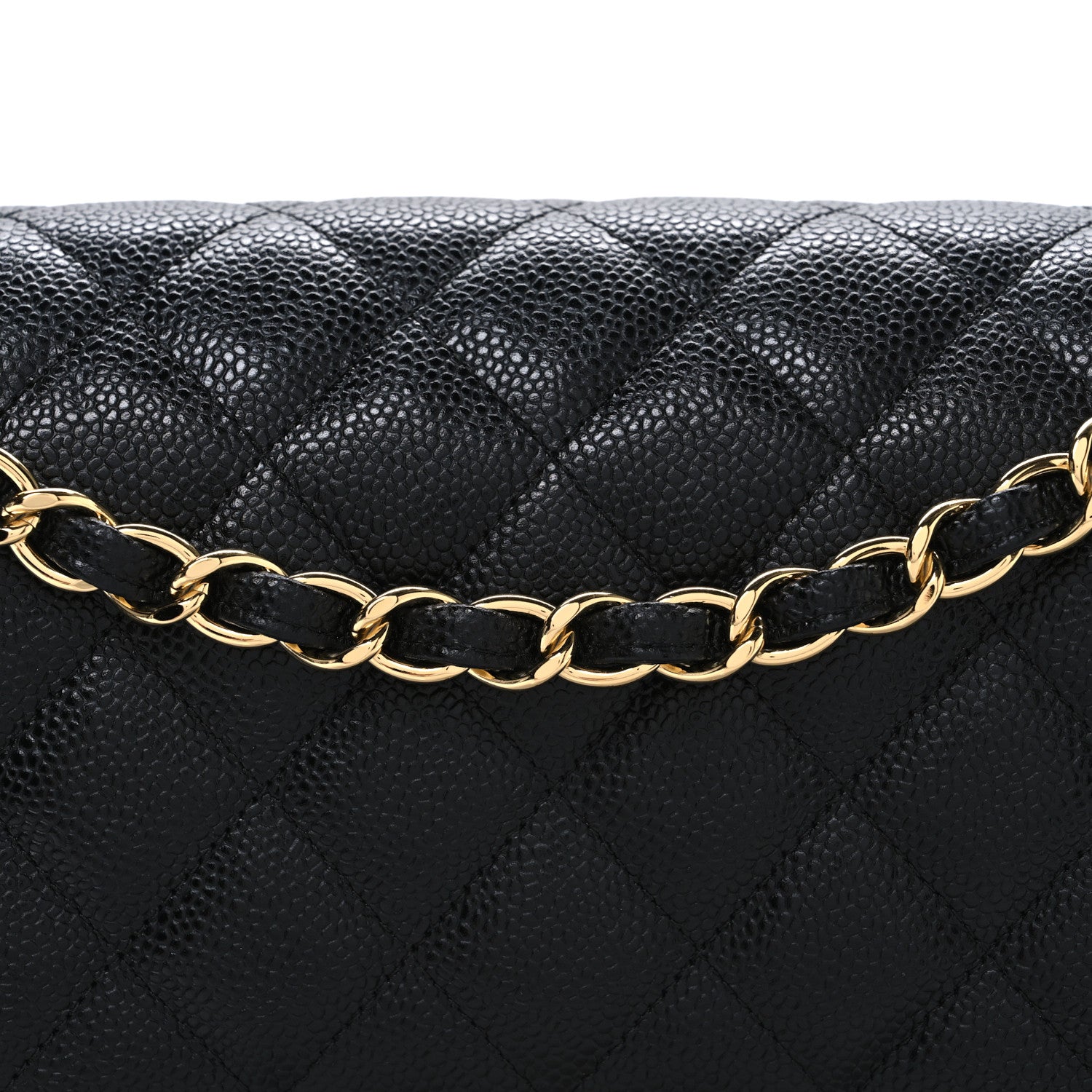Chanel Caviar Quilted Jumbo Double Flap Black 8 of 10