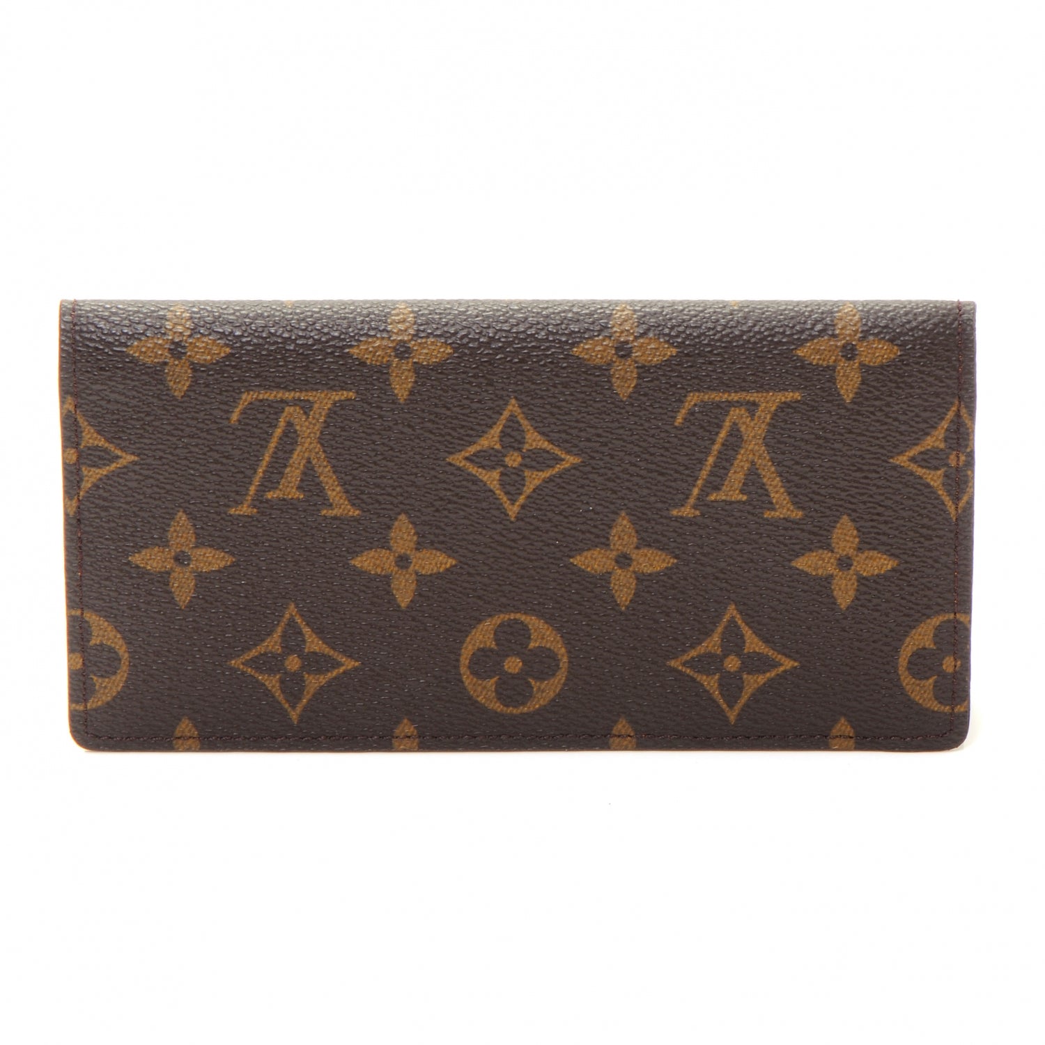 Louis Vuitton Monogram Simple Checkbook Holder Wallet 3 of 6