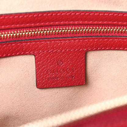 Gucci GG Supreme Monogram Flora Web Medium Ophidia Boston Red 6 of 9