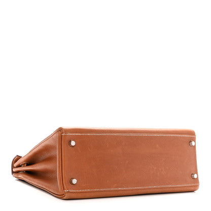Hermes Barenia Faubourg Kelly Retourne 32 Fauve 4 of 11