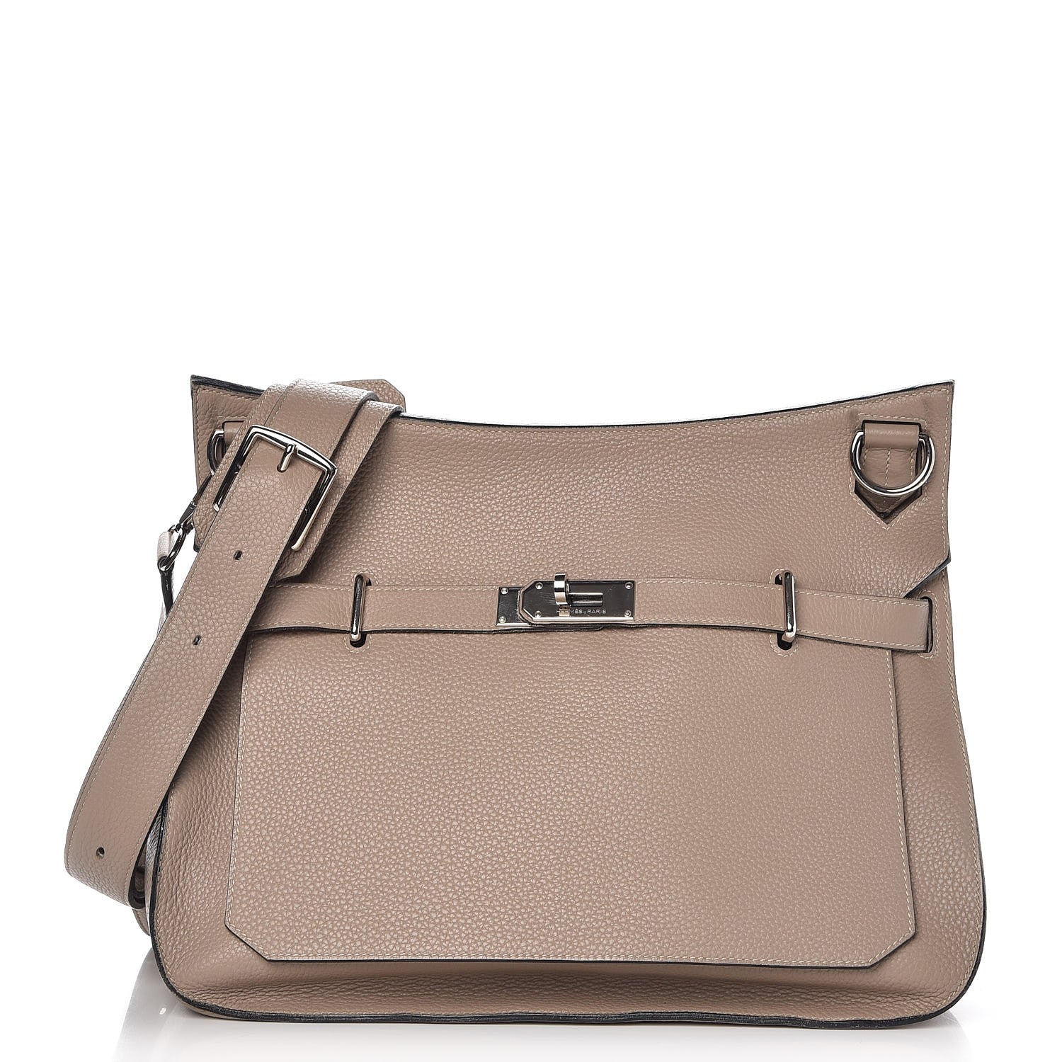 Hermes Taurillon Clemence Jypsiere Gypsy 34 Gris Tourterelle 1 of 7