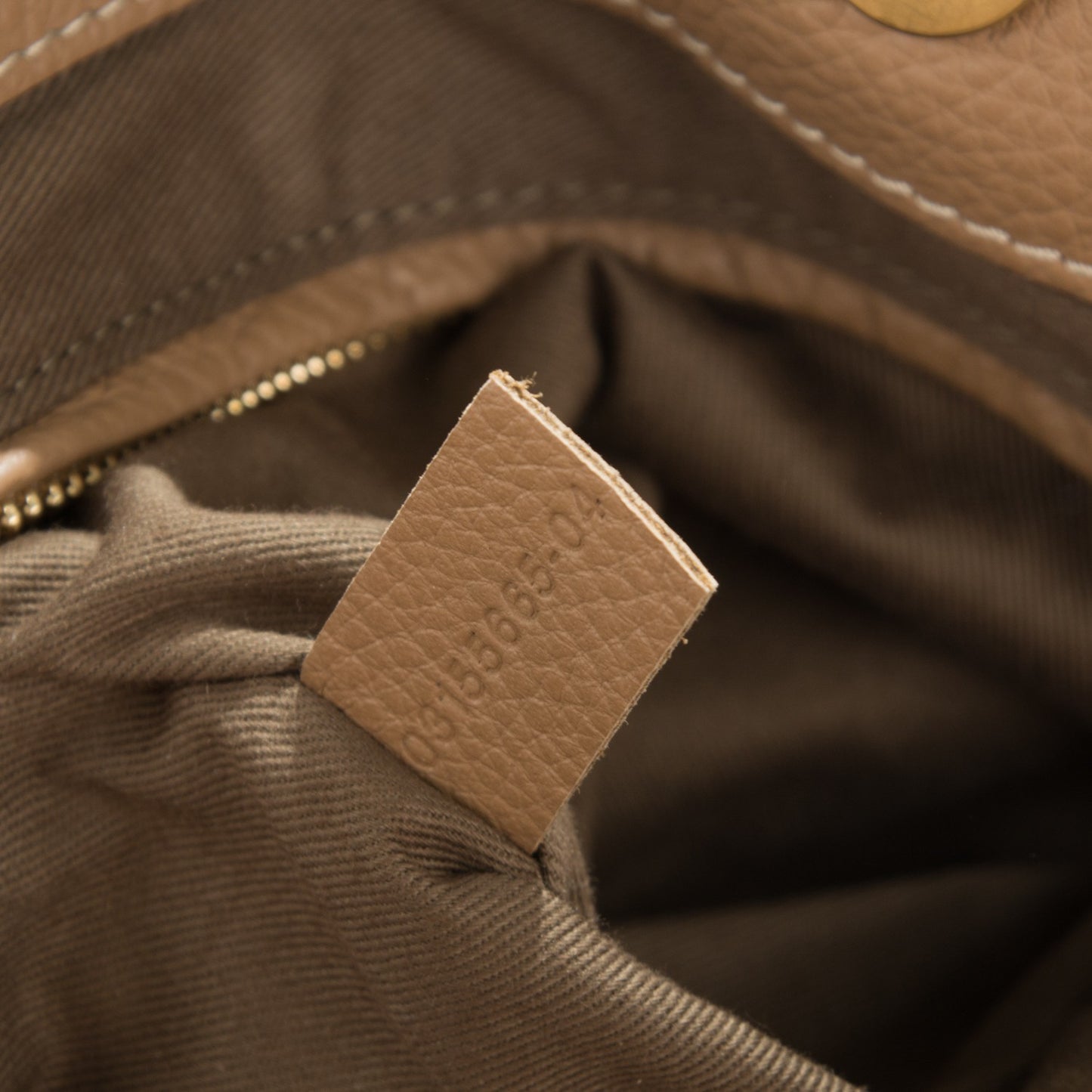 Calfskin Large New Marcie Tote Nut