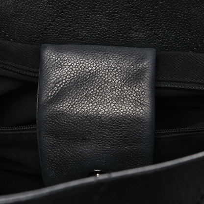 Chanel Caviar Stitched CC Shopper Tote Black 16 of 18