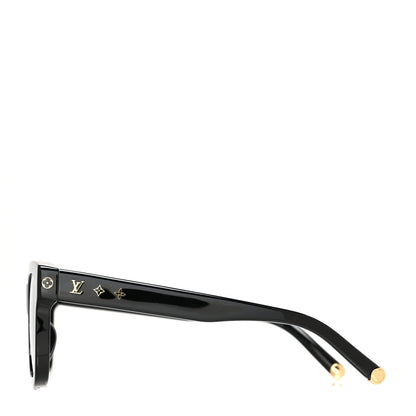 Louis Vuitton Acetate My Monogram Square Sunglasses Z1523E Black 3 of 7