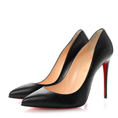 Christian Louboutin Shiny Nappa Pigalle Follies 100 Pumps 39 Black 4 of 8