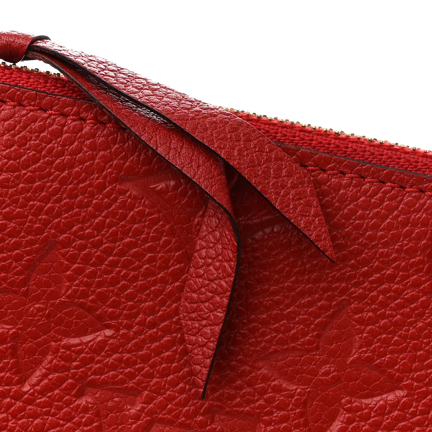 Louis Vuitton Empreinte Pochette Felicie Chain Wallet Scarlet 13 of 14