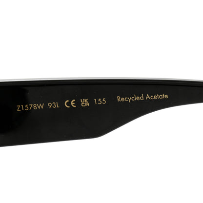 Louis Vuitton Acetate Swarovski Crystal Cyclone Sunglasses Z1578W Black 6 of 8