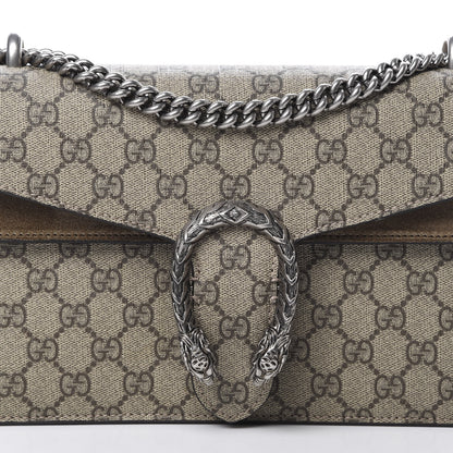 Gucci GG Supreme Monogram Small Dionysus Shoulder Bag Taupe 8 of 15