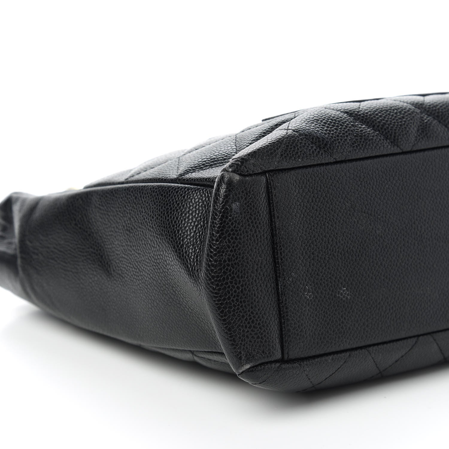 Chanel Caviar Quilted Petit Shopping Tote PST Black 6 of 10