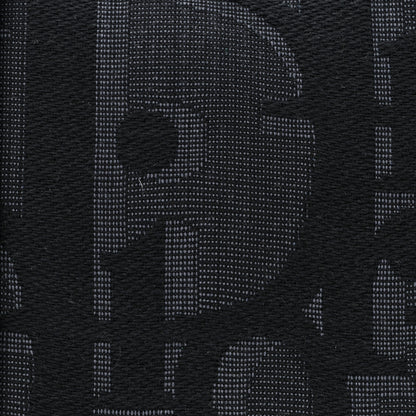 Christian Dior Maxi Oblique Jacquard Weekender 25 Black 9 of 12