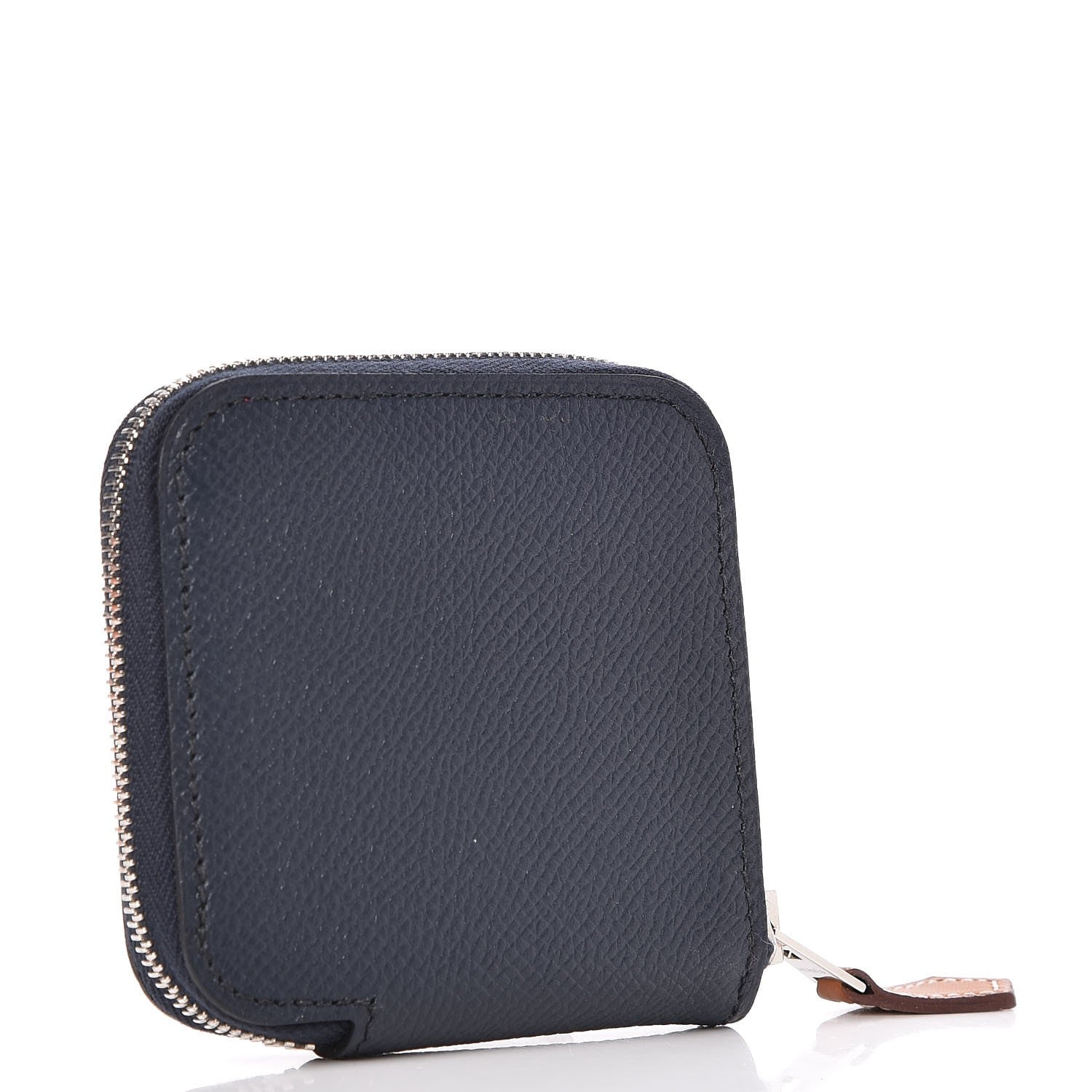 Hermes Epsom Silk'in Coin Purse Bleu Indigo 3 of 7
