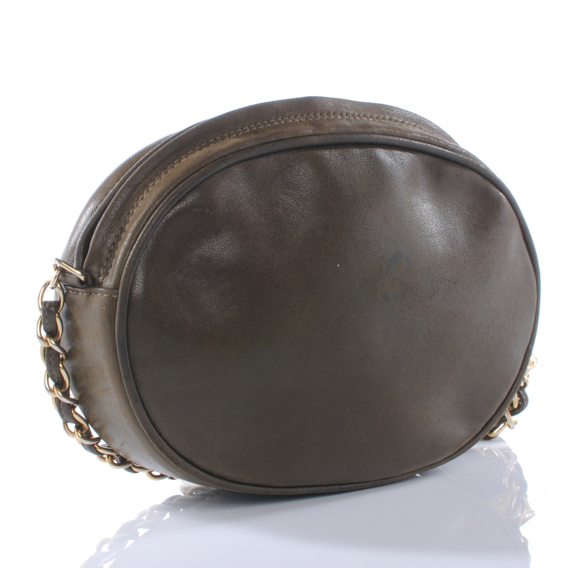 Chanel Lambskin CC Tassel Bag Brown 3 of 8