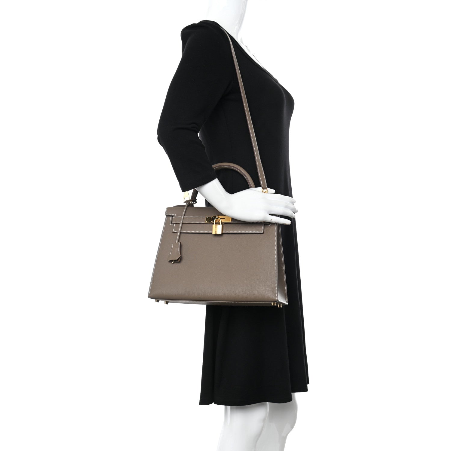 Hermes Epsom Kelly Sellier 28 Etoupe 2 of 13