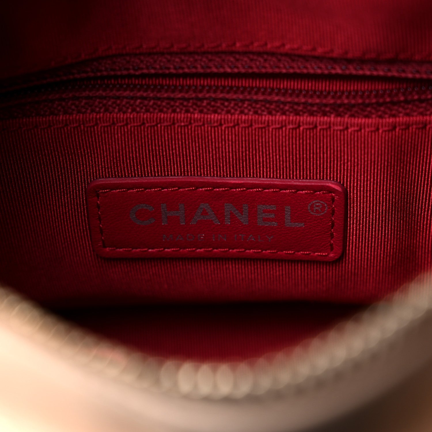 Chanel Aged Calfskin Quilted Small Gabrielle Hobo Beige Black 6 of 12
