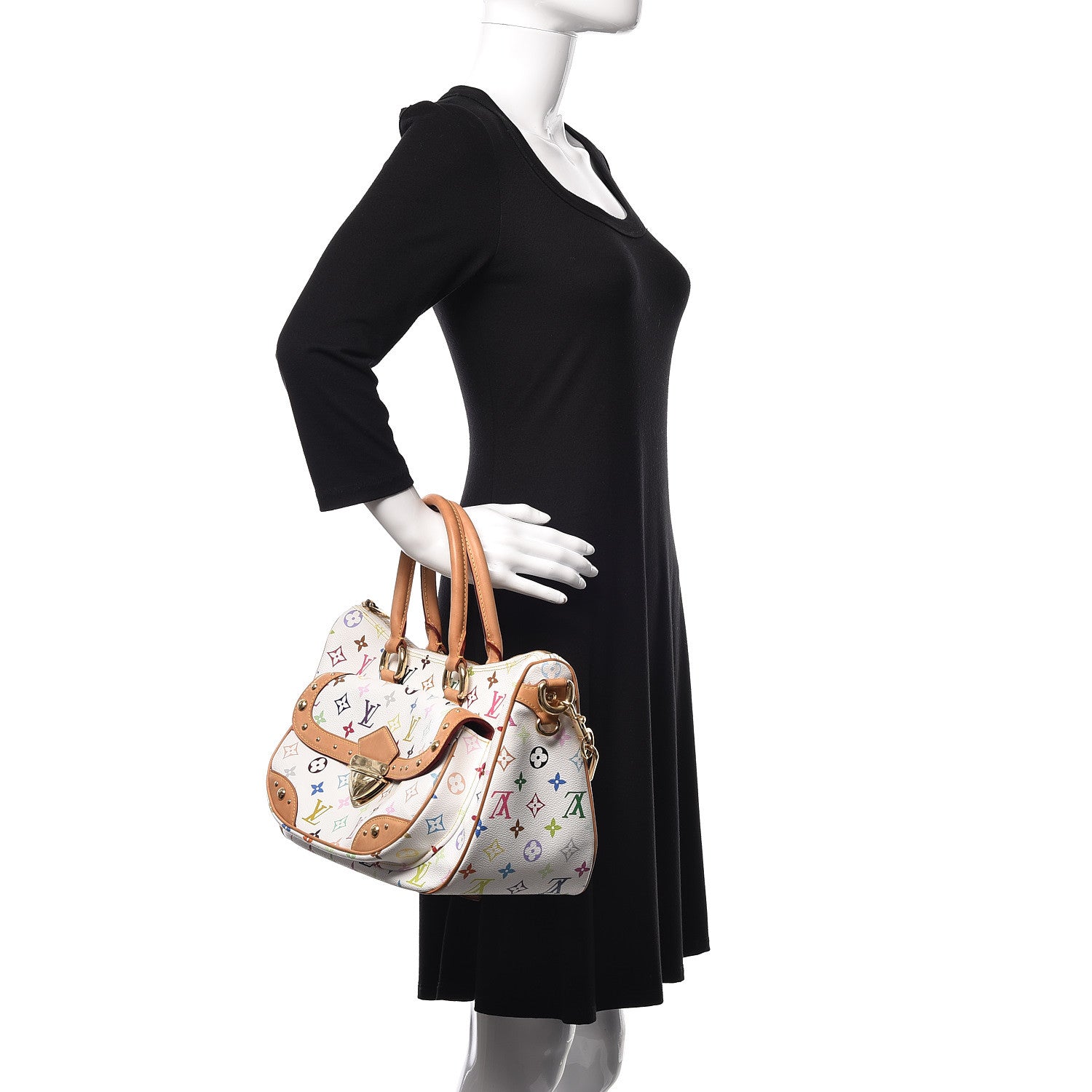 Louis Vuitton Monogram Multicolor Rita White 2 of 11