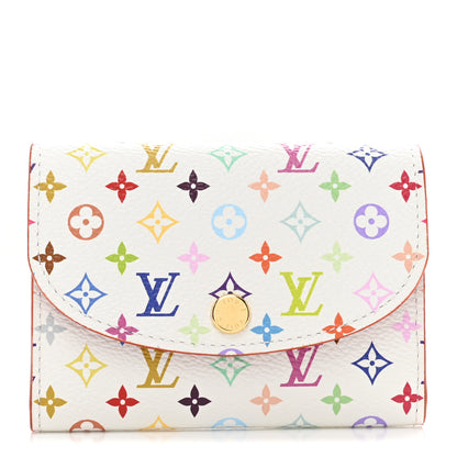 Louis Vuitton LV X TM Monogram Multicolor Rosalie Coin Purse White Kawaii Pink 1 of 7