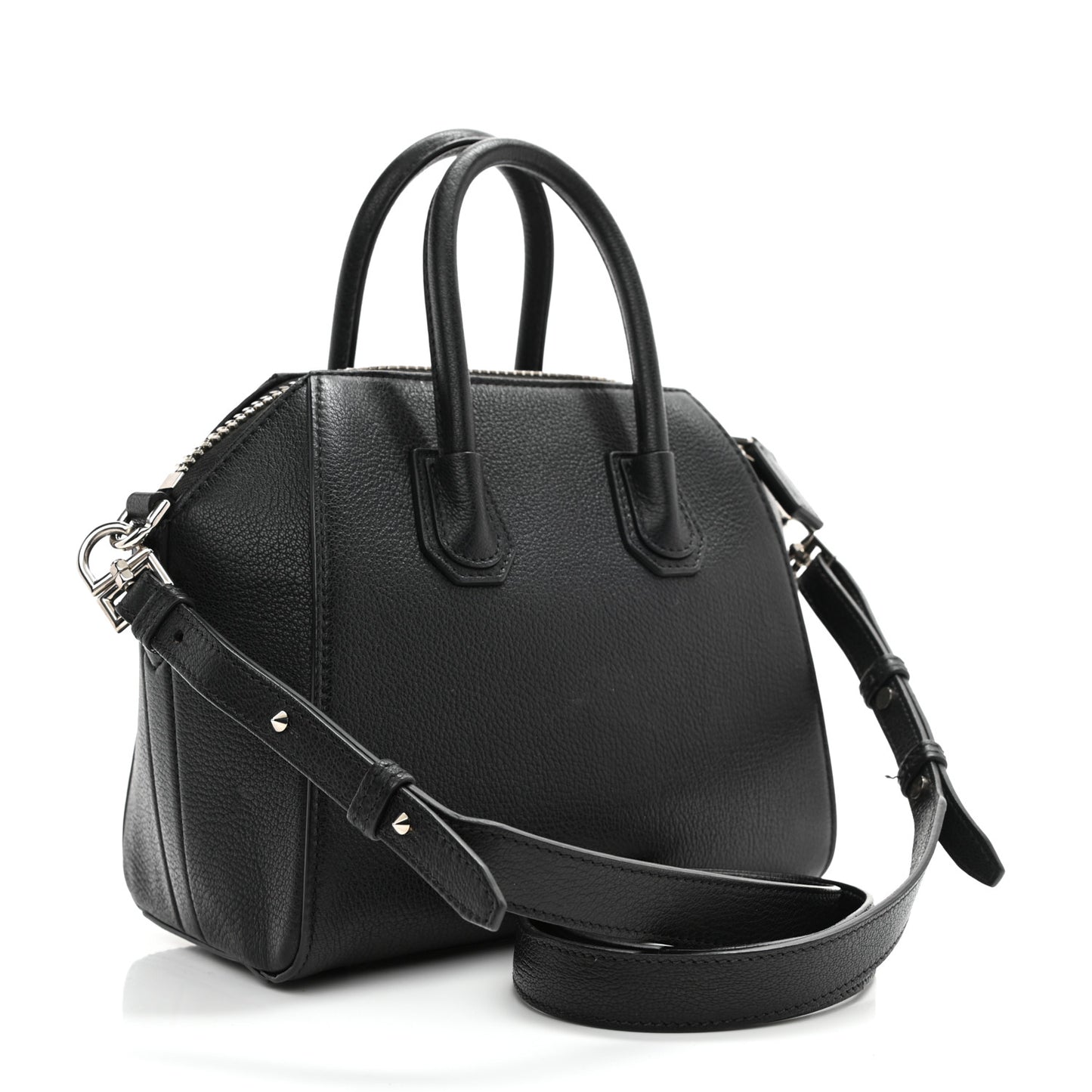 Sugar Goatskin Mini Antigona Black