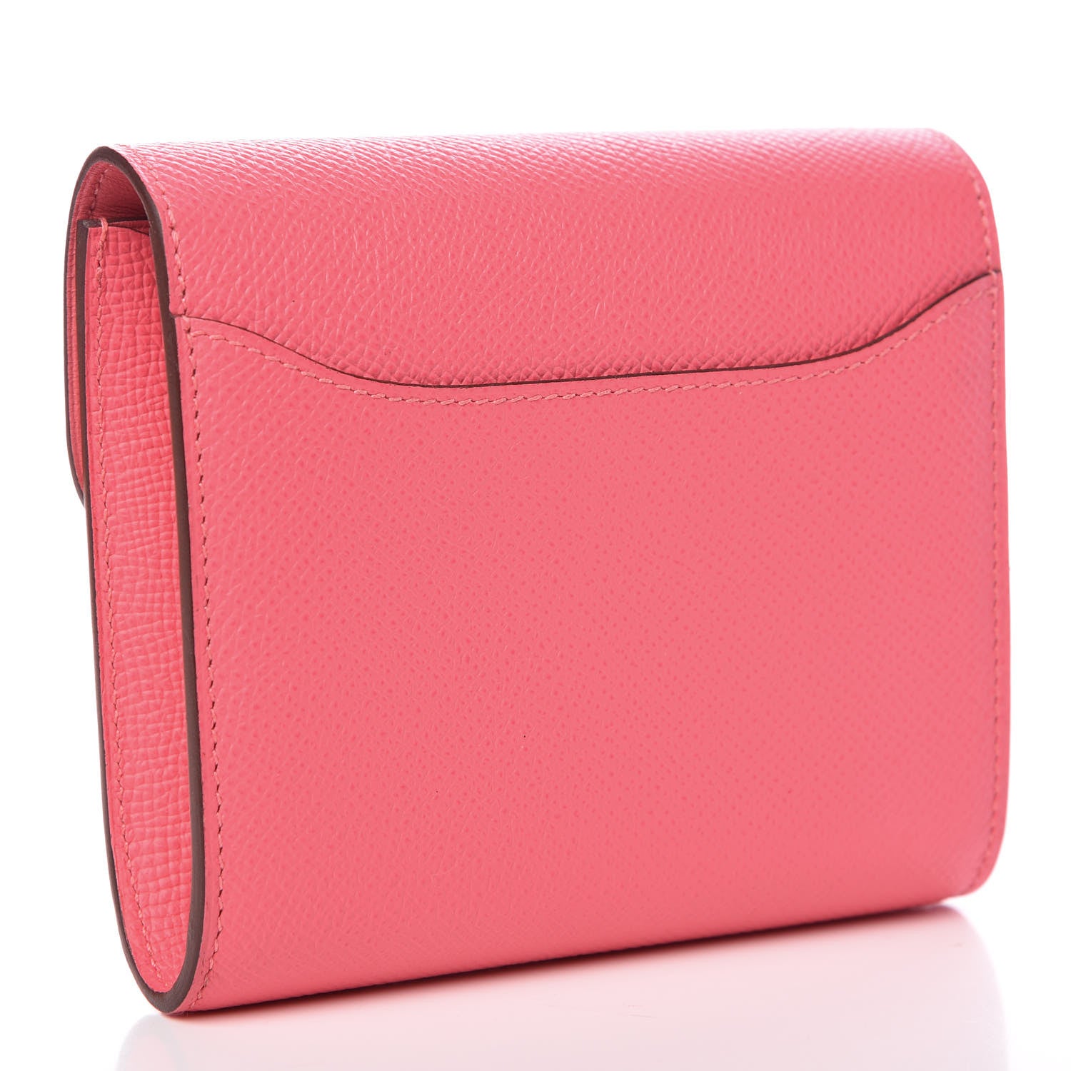 Hermes Epsom Constance Short Wallet Rose Azalee 3 of 9
