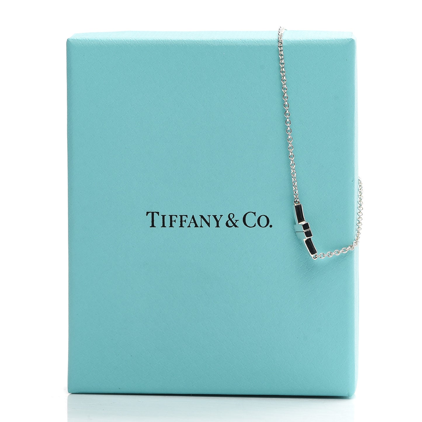 Sterling Silver T Two Single Chain Bracelet