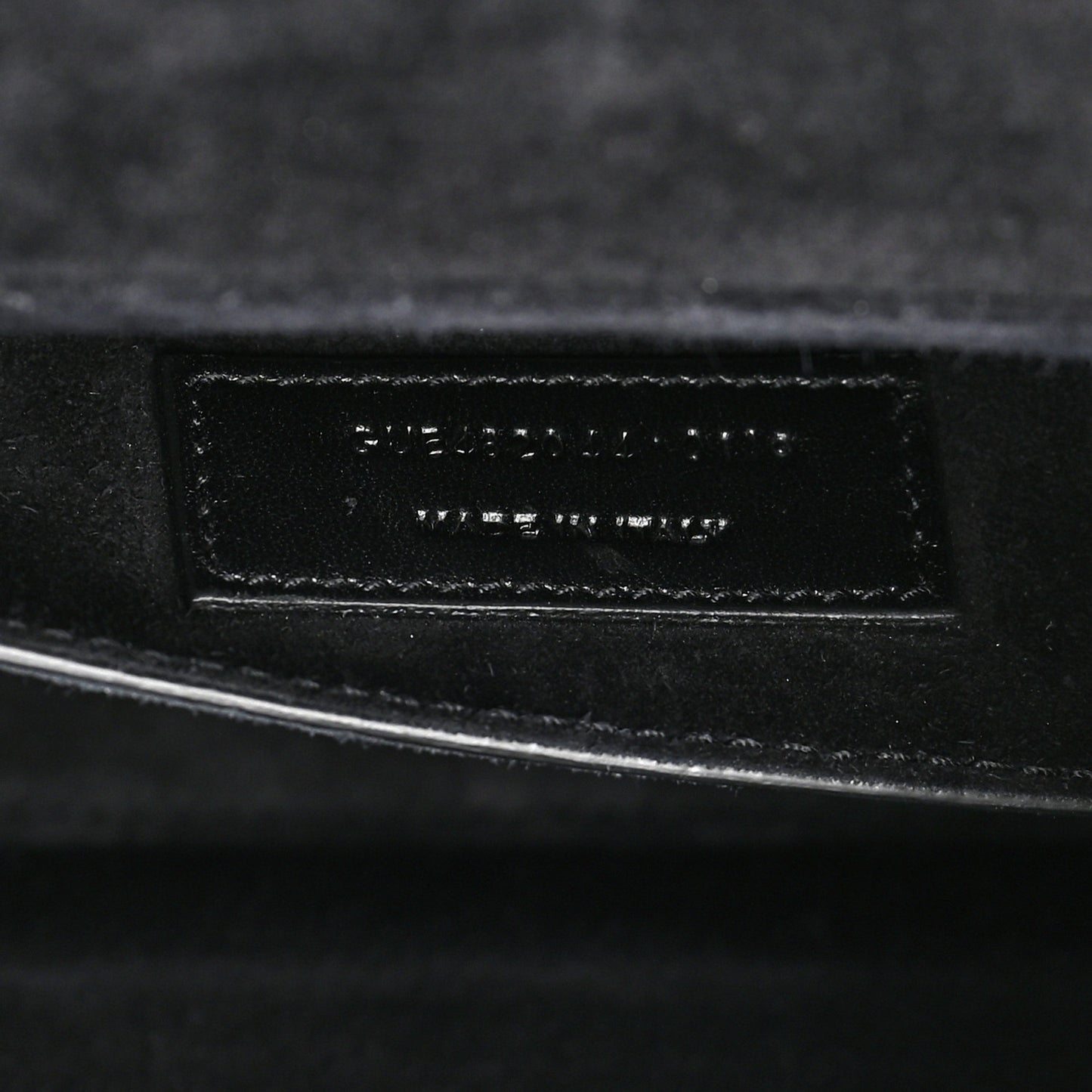 Calfskin Crocodile Embossed Medium Bellechasse Satchel Black