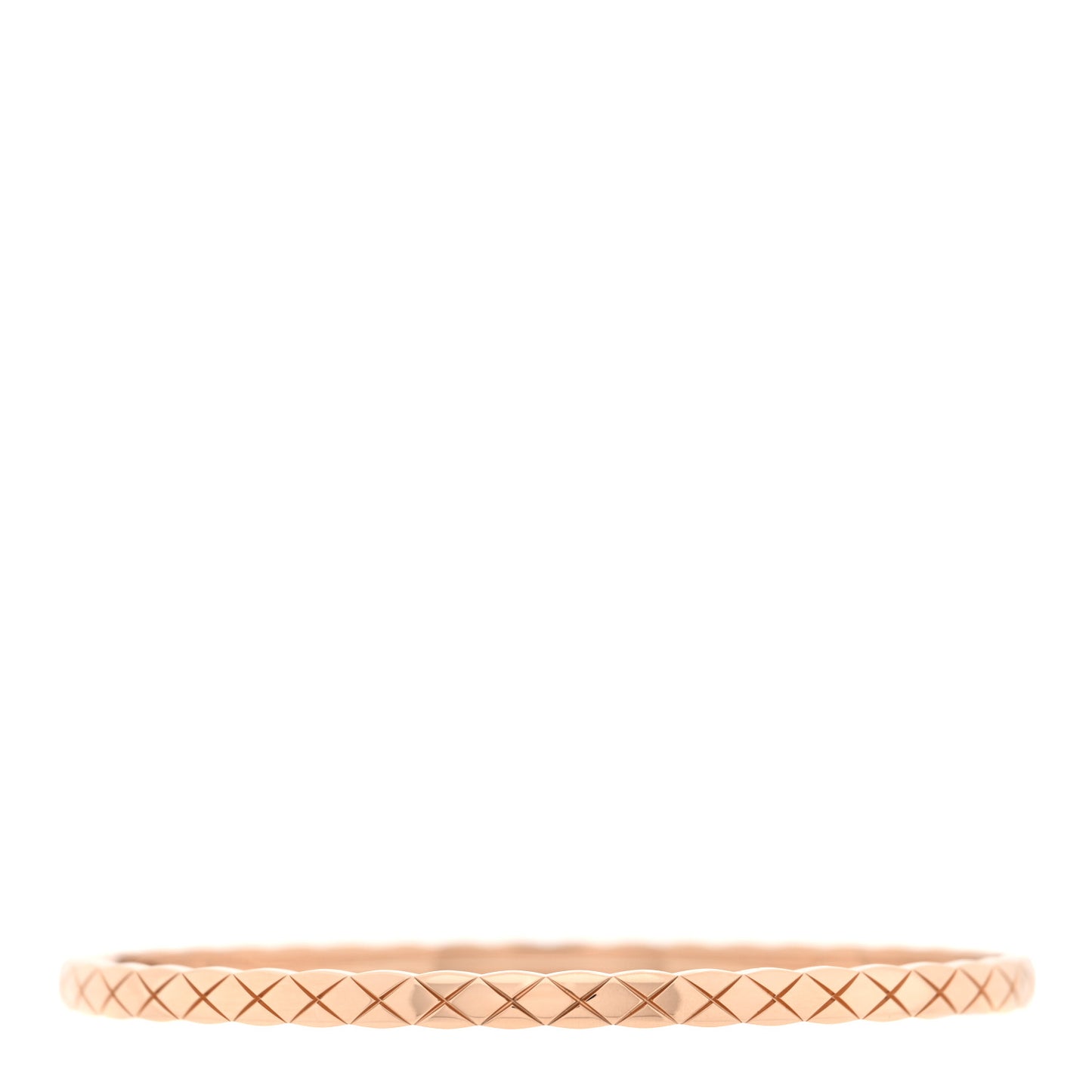 18K Beige Gold Mini Coco Crush Bangle Bracelet L