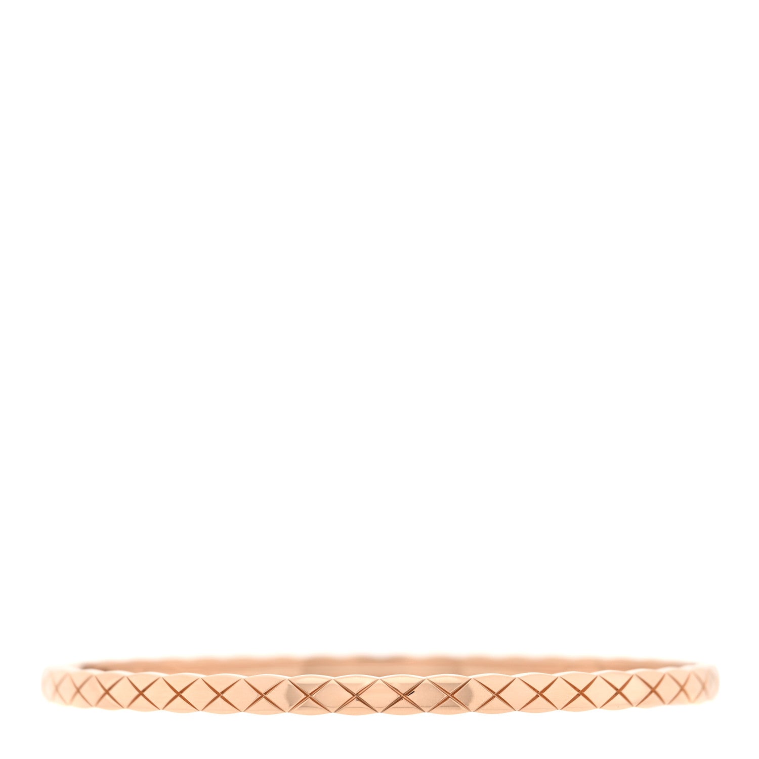 Chanel 18K Beige Gold Mini Coco Crush Bangle Bracelet L 2 of 4