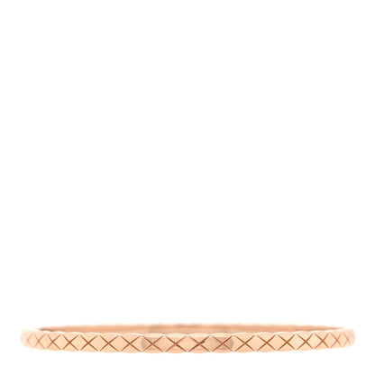Chanel 18K Beige Gold Mini Coco Crush Bangle Bracelet L 2 of 4