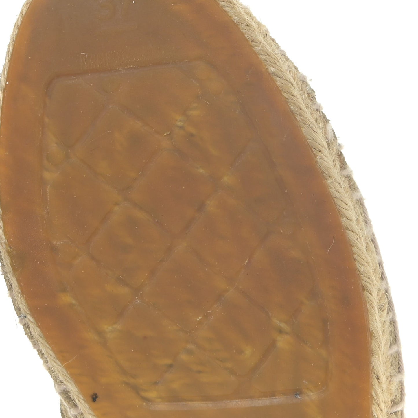 Striated Suede Espadrilles Sneakers 37 Light Grey