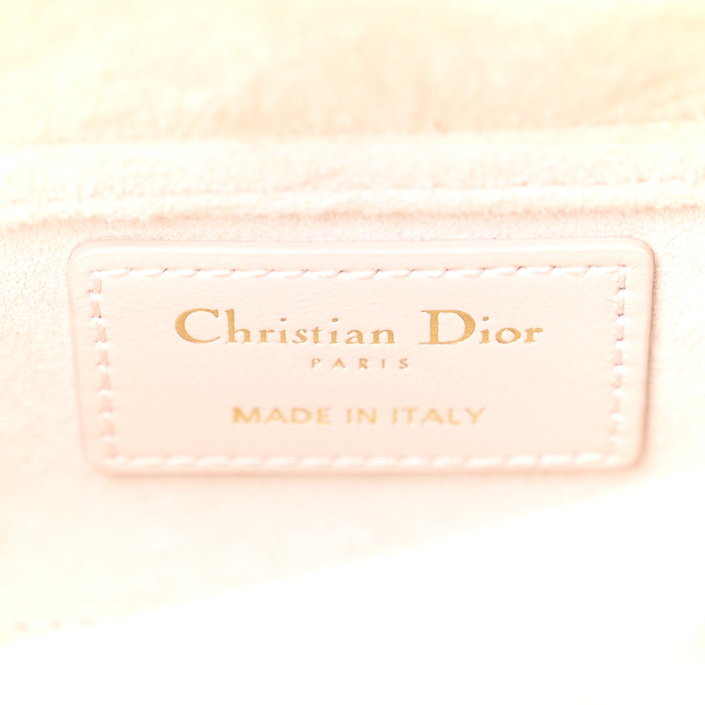Lambskin Cannage Micro Lady D-Joy Rose Poudre