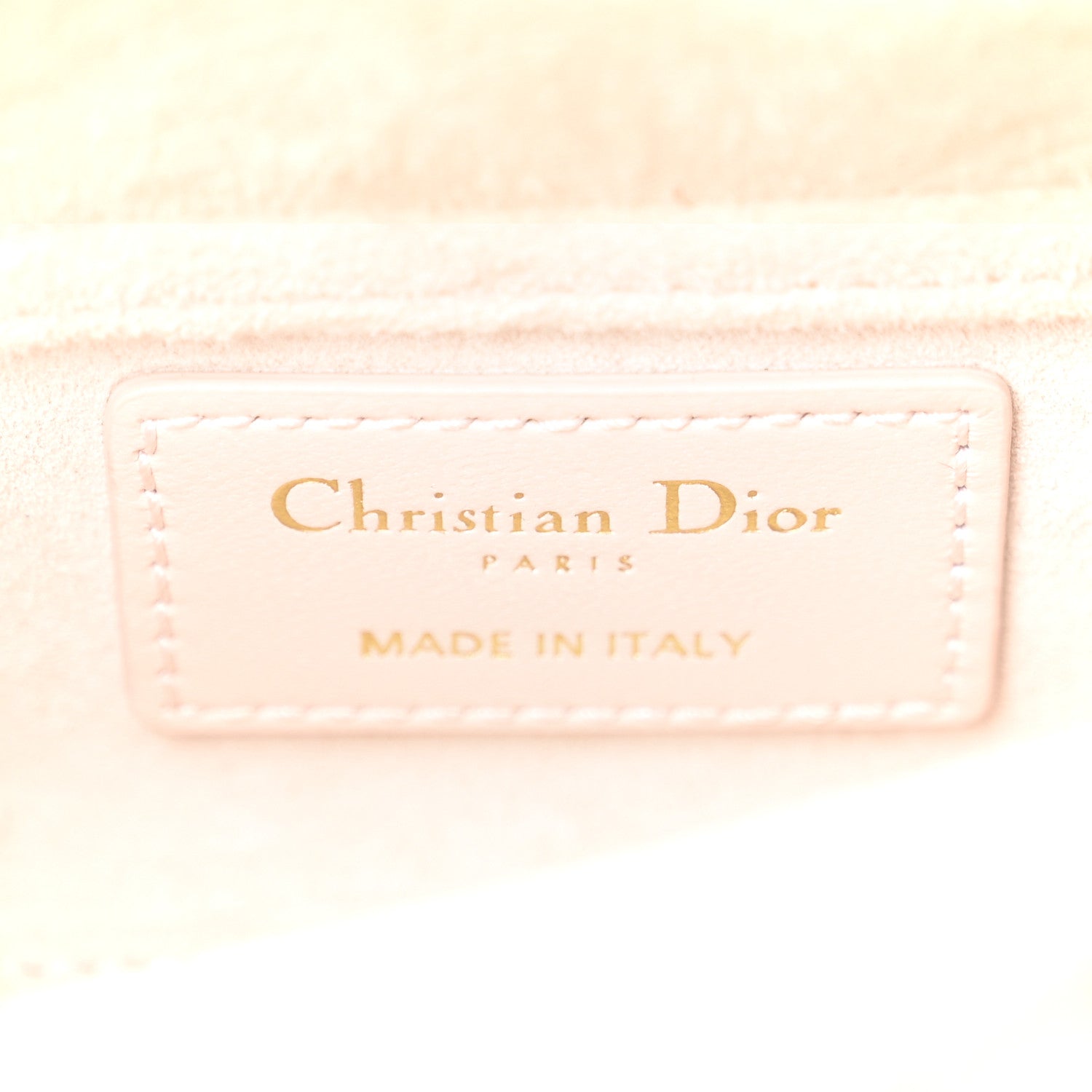 Christian Dior Lambskin Cannage Micro Lady D-Joy Rose Poudre 6 of 10
