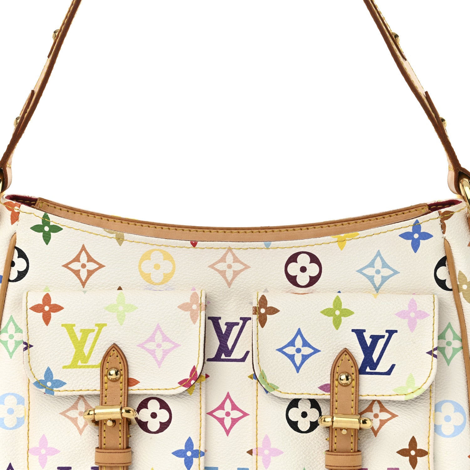 Louis Vuitton Monogram Multicolor Lodge PM White 7 of 9
