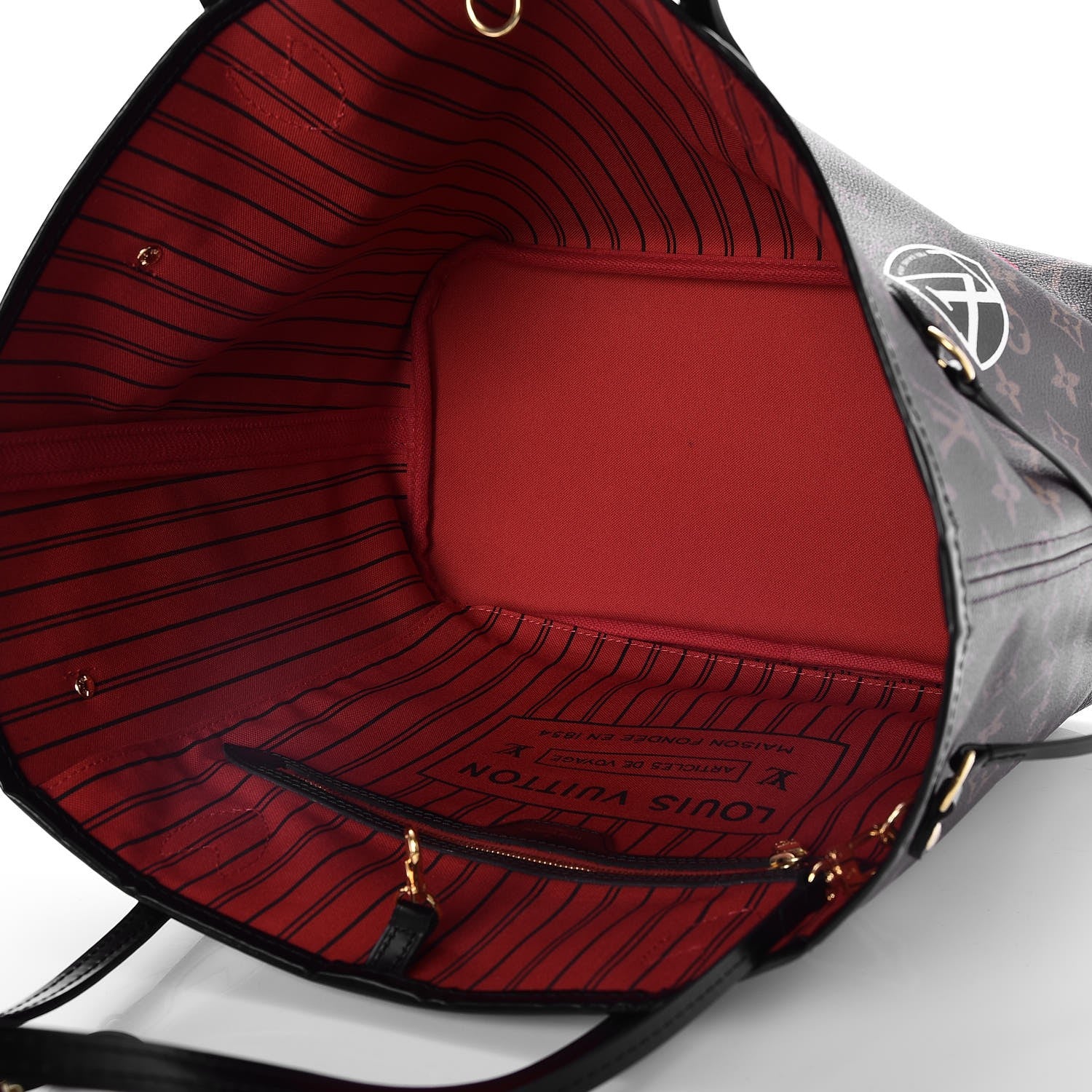 Louis Vuitton Monogram World Tour Neverfull MM 5 of 10