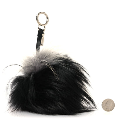 Fendi Mink Fur Diabloo Monster Bag Charm Mint 2 of 3