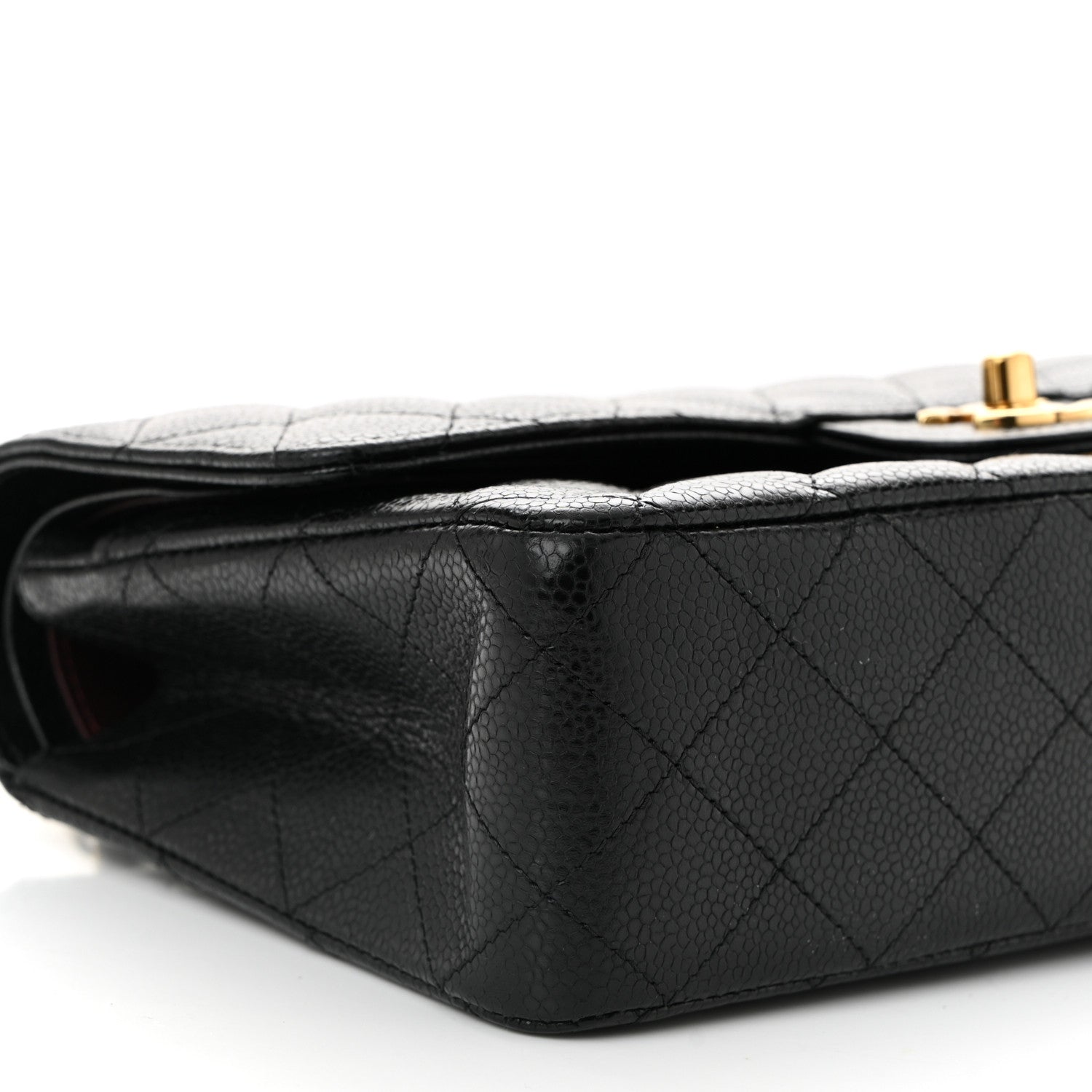 Chanel Caviar Quilted Medium Double Flap Black 9 of 11