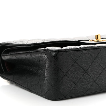 Chanel Caviar Quilted Medium Double Flap Black 9 of 11