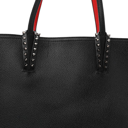 Christian Louboutin Calfskin Spikes East West Cabata Tote Black 8 of 15