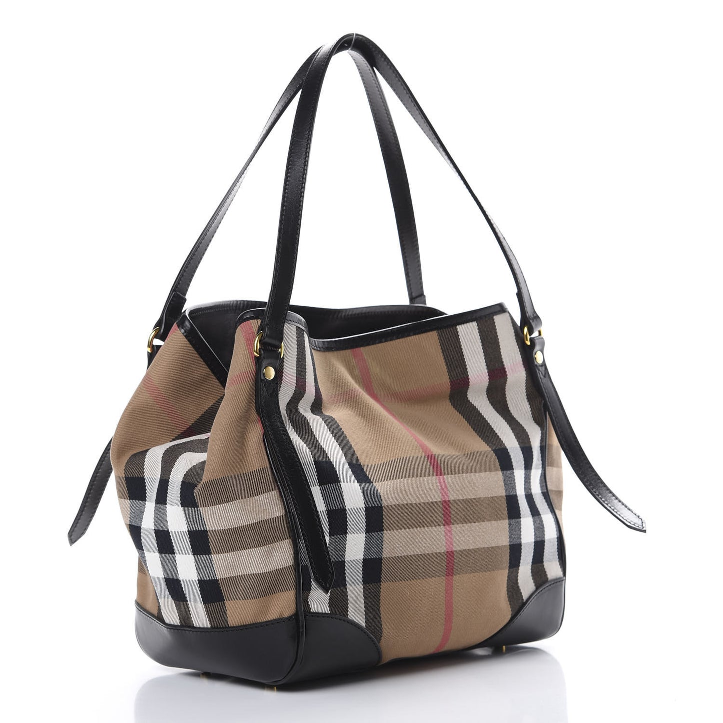 House Check Small Canterbury Tote Black