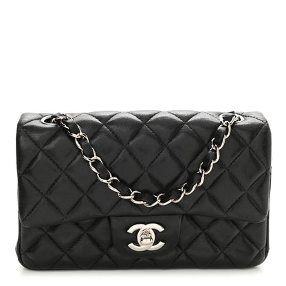 Chanel Lambskin Quilted Mini Rectangular Flap Black 1 of 11