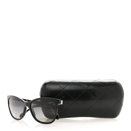 Chanel Cat Eye Chain Polarized Sunglasses 5260-Q Black 7 of 7