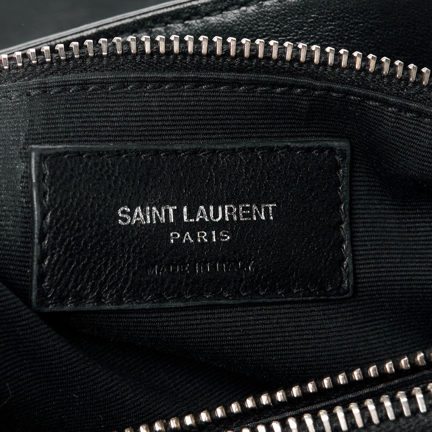 Saint Laurent Calfskin Y Quilted Monogram Medium Loulou Satchel Black 7 of 11