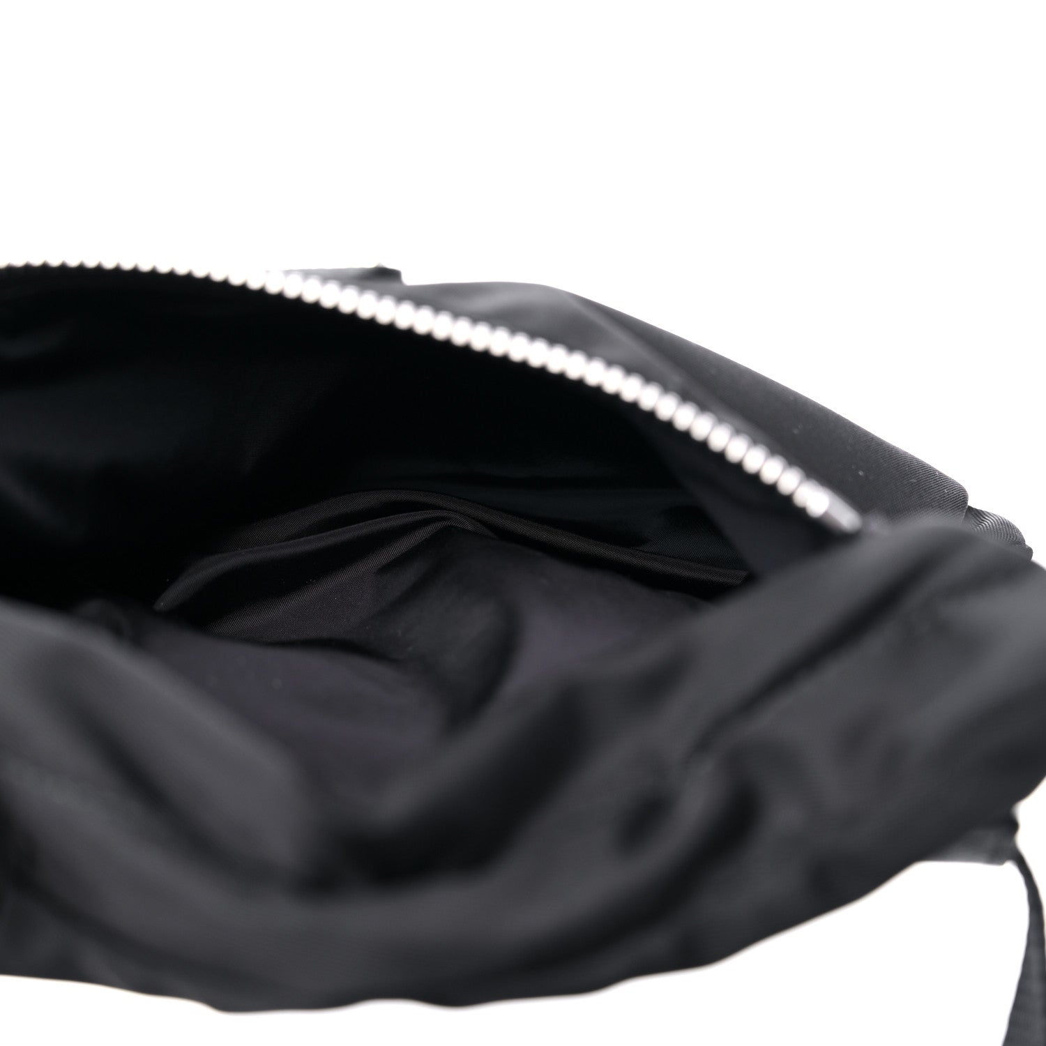 Prada Tessuto Nylon Saffiano Belt Bag 100 40 Black 6 of 11