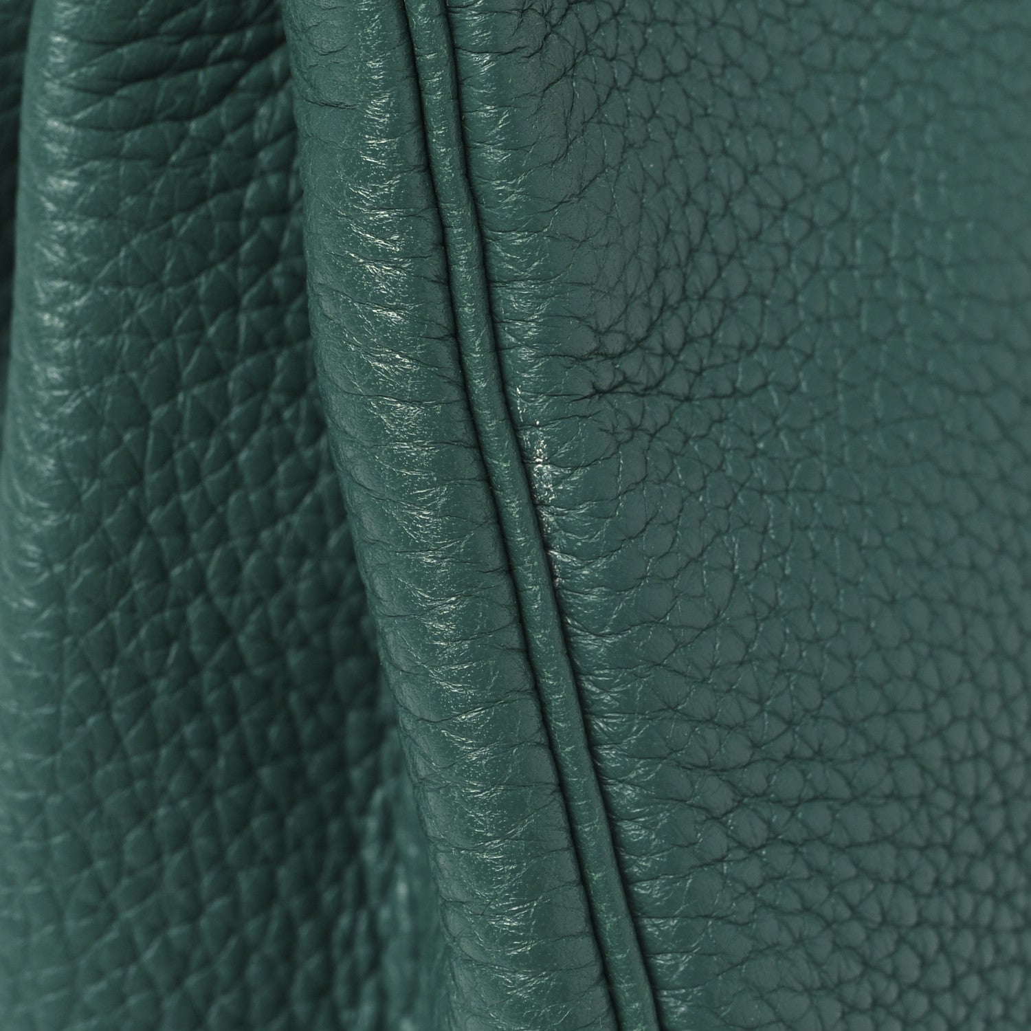 Hermes Taurillon Clemence Birkin 35 Malachite 15 of 17