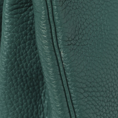 Hermes Taurillon Clemence Birkin 35 Malachite 15 of 17