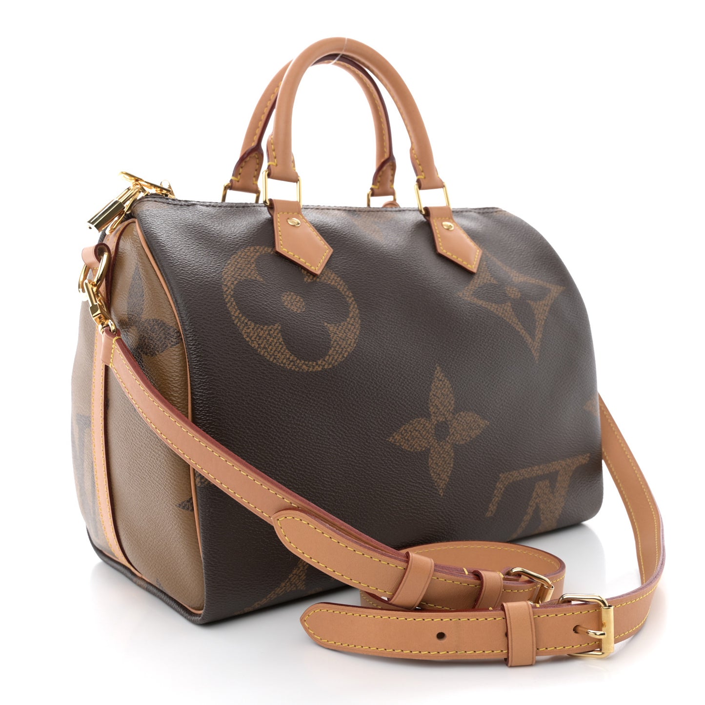 Reverse Monogram Giant Speedy Bandouliere 30